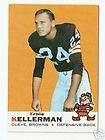 1969 Topps Football #96 Ernie Kellerman Browns Miami