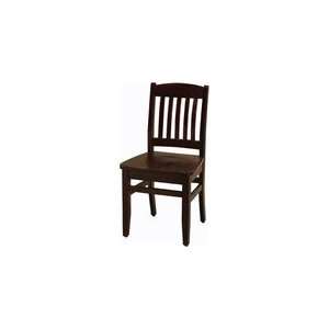   Regal Elite Slat Back Solid Beech Wood Kitchen Chair