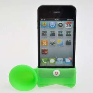   Amplifier Silicone Horn Stand For Apple iPhone 4 Cell Phones