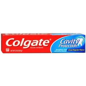 Colgate Cavity Protection Toothpaste Great Regular Flavor 3 Oz Travel 