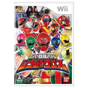 USED Nintendo Wii Super Sentai Battle Ranger Cross JAPAN import 