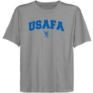Air Force Falcons Youth Ash Logo Arch T shirt:  Sports 