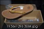 NIB UGG Hamoa thong sandals brown size 12  