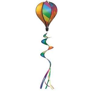   Polyester Rainbow Striped Hot Air Balloon, Swirl Twister and Tail