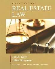 Real Estate Law, (1419511335), James Karp, Textbooks   Barnes & Noble