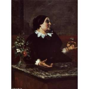     Gustave Courbet   24 x 32 inches   Mere Gregoire