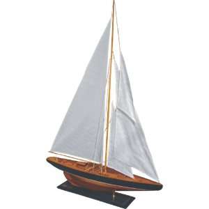    Americas Cup Shamrock Sail boat ship Model: Home & Kitchen