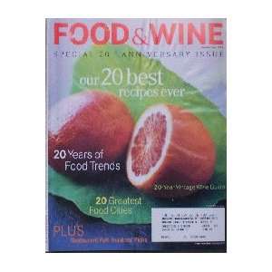   Food & Wine Magazine (Food & Wine, September 1998) Dana Cowin Books