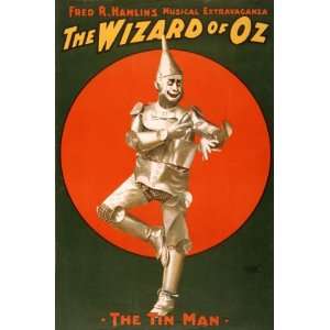 Musical Extravaganza the Wizard of Oz the Tin Man Theater Show 22 X 