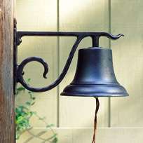 WHITEHALL LARGE COUNTRY METAL DINNER BELL USA NIB SALE  