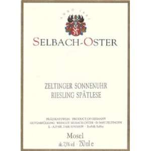  2007 Weingut Selbach Oster Zeltinger Sonnenuhr Riesling 