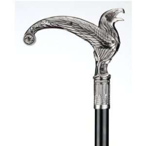   American Eagle Sculptural Walking Stick With Sword