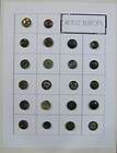 22 Antique Vintage Assorted Vegetable Ivory Whistle Buttons 178