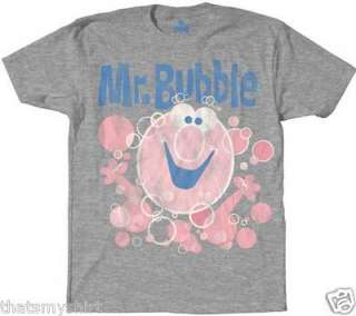 New Authentic Mr. Bubbles Vintage Style Mens T Shirt  