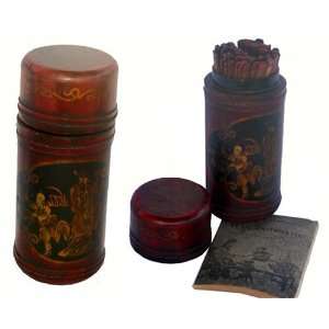  Chinese Red Leather Box Fortune Sticks: Everything Else