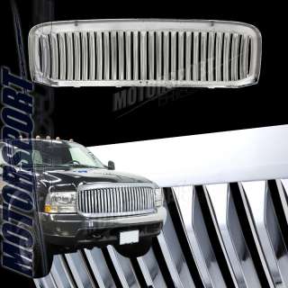 99 04 FORD F250 LARIAT SUPER DUTY CHROME VERTICAL GRILLE PICKUP TRUCK 
