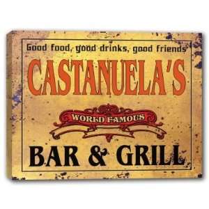  CASTANUELAS Family Name World Famous Bar & Grill 
