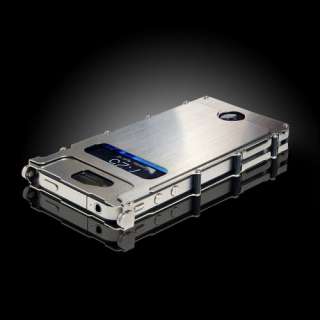 Luxury Stainless Steel Case Cover for iPhone 4/4S with protective film 