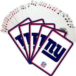  NFL Giants Team Logo Playing Cards: Sports & Outdoors