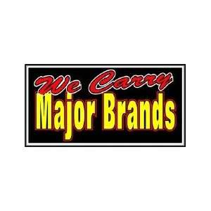  We Carry Major Brands Backlit Sign 20 x 36