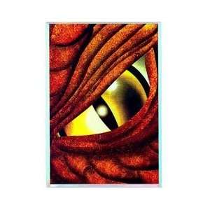   50 Count Standard Card Sleeves Brown Dragon Eye: Toys & Games
