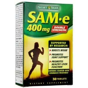    Natures Bounty  SAM e, 400mg, 30 tablets: Health & Personal Care