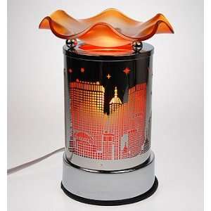  Electric Aroma Lamp   Touch Activated   City   Orange 