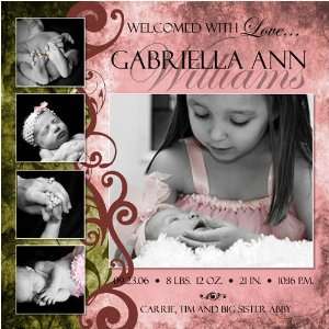 Birth Announcement Photoshop Templates Vol. 4 (30) Expertly Mastered 