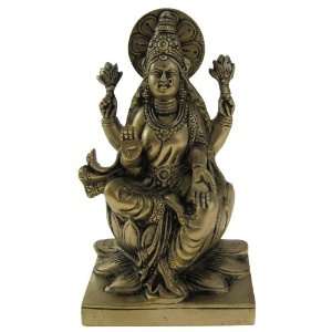  Hindu Goddess for Wealth Creation Lakshmi Sculptures Brass 