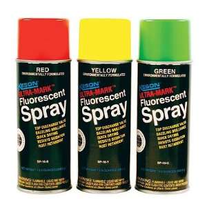Keson TY16 12 pack 16 oz Traffic Yellow Ultra Mark Standard Spray 