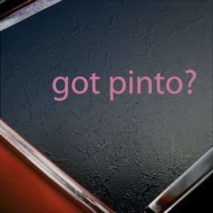  Got Pinto? Pink Decal Horse Breed Pony Window Pink Sticker 