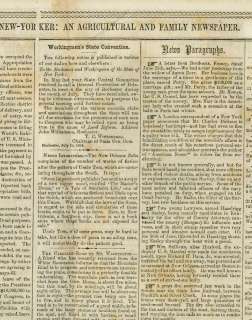 Newspaper Brazil Cafusos Tribe Portuguese African Slaves 1854  