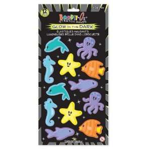  12 Bandit Os GLOW IN THE DARK Stretch Bands   Sea Life   Bracelets 