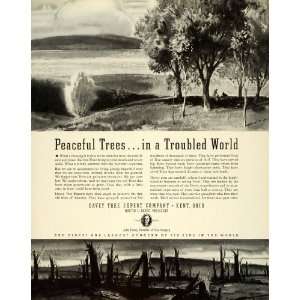  1941 Ad Davey Tree Removal Expert Service WWII Wartime 