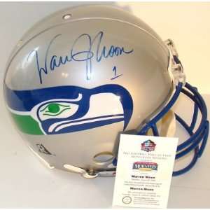   Warren Moon Helmet   SEAHAWKS Proline F S   Autographed NFL Helmets