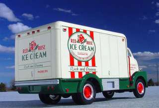 LAST   1952 RED ROSE ICE CREAM TRUCK   First Gear  