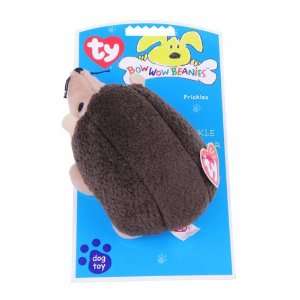  TY Bow Wow Beanies Prickles Porcupine Plush Dog Toy: Pet 