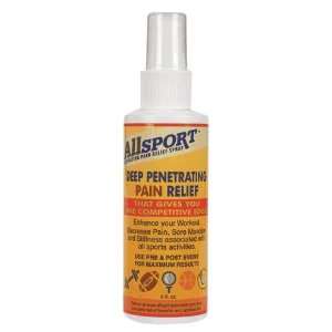  Allsport Natural Pain Relief Spray   4 oz.: Health 