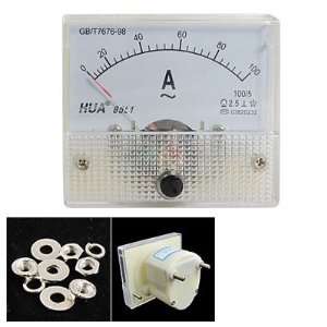  AC 0 100A Analog Amperemeter Panel Meter Gauge 85L1: Home 