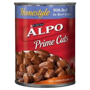 Alpo Prime Cuts With Beef in Gravy Dog Food 13.2 oz (Pack of 24 