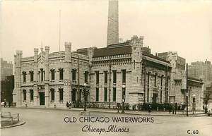   , IL, Chicago, Old Chicago Waterworks Real Photo Postcard  