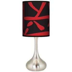  Asian Flair Giclee Kiss Table Lamp