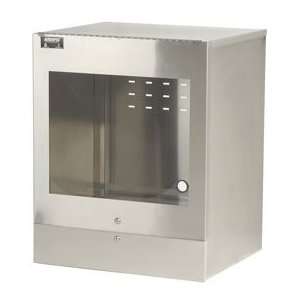    Stainless Steel Counter Top Computer Cabinet