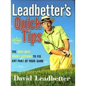  LEADBETTERS QUICK TIPS   Book: Sports & Outdoors