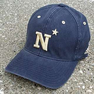 Naval Academy Logo Flex fit hat by Adidas   New  
