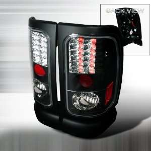  94 01 DODGE RAM LED BLACK TAIL LIGHTS: Automotive