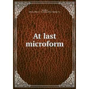   microform Marie Elise T. T. (Marie Elise Turner T.) Lauder Books