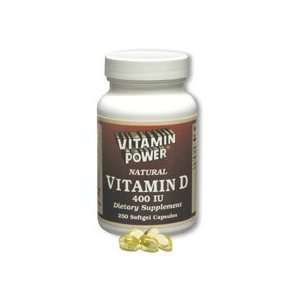   400iu Vitamin D3 Softgel Capsules per Bottle (5 Pack) 