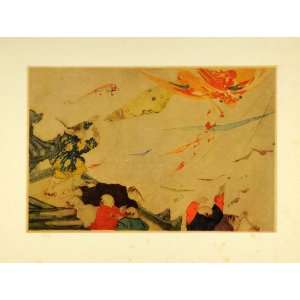  1927 Print Elyse Lord Chinese Kites Kite Flying Wind 
