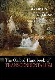 The Oxford Handbook of Transcendentalism, (0195331036), Joel Myerson 